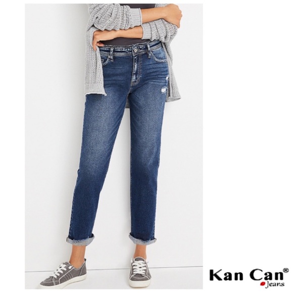 KanCan Jeans Kancan Boyfriend Jeans Sizes 2 14 Left Cropped
